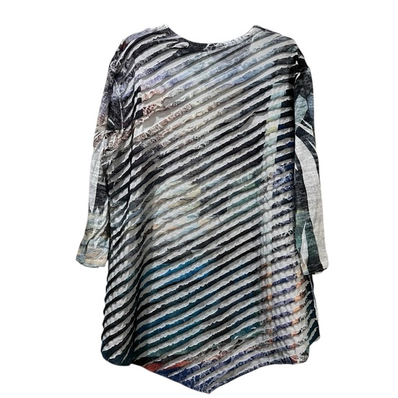 Jess & Jane 3X floral Blouse P3 - Picture 2 of 4